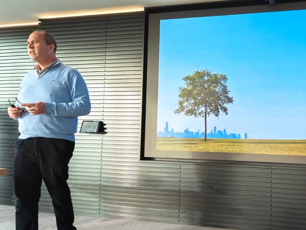 Event open to citizens and traders: Cork as an urban garden, raising awareness of sustainability. The photo features Irish gardener Peter Dowdall.
